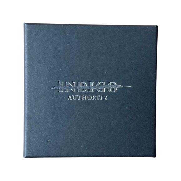 Indigo Authority Crescent Moon Necklace & Earrings - New in Box - Picture 3 of 4